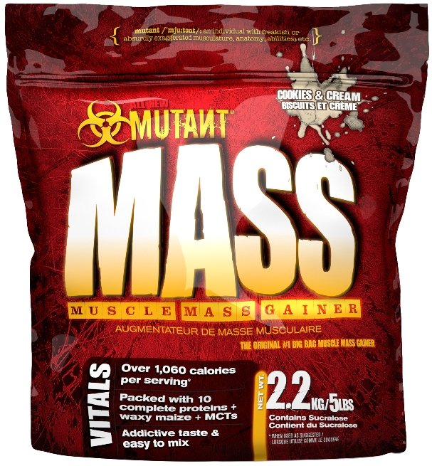 Mass, 2200 gr, Mutant. Gainer. Mass Gain Energy & Endurance recovery 