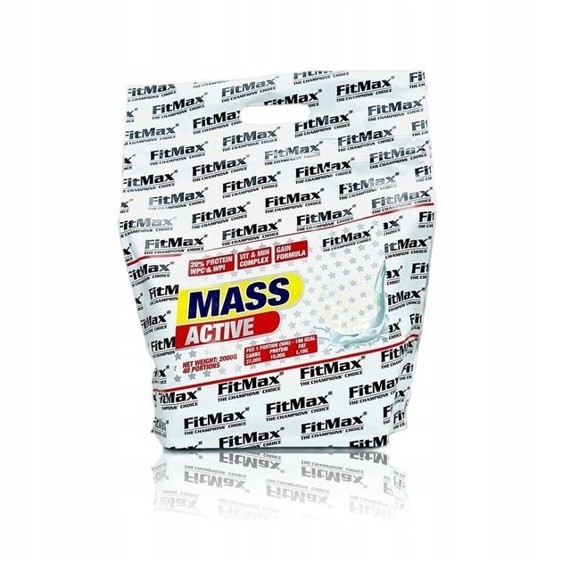 Гейнер FitMax Mass Active, 2 кг Фисташка,  ml, FitMax. Ganadores. Mass Gain Energy & Endurance recuperación 