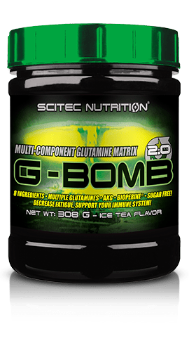 Глютамин Scitec Nutrition G-Bomb 2.00 (500 г) скайтек г-бомб ice tea,  мл, Scitec Nutrition. Глютамин. Набор массы Восстановление Антикатаболические свойства 
