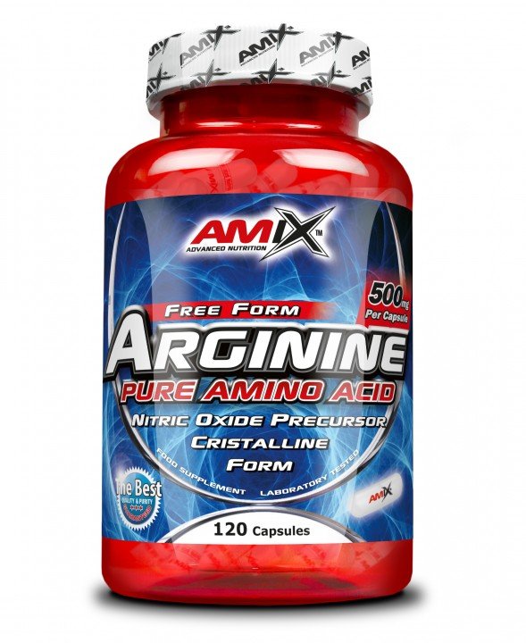 Arginine, 120 pcs, AMIX. Arginine. स्वास्थ्य लाभ Immunity enhancement Muscle pumping Antioxidant properties Lowering cholesterol Nitric oxide donor 
