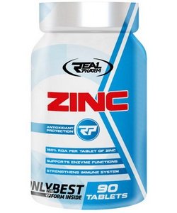 Zinc, 90 pcs, Real Pharm. Zinc Zn. General Health 
