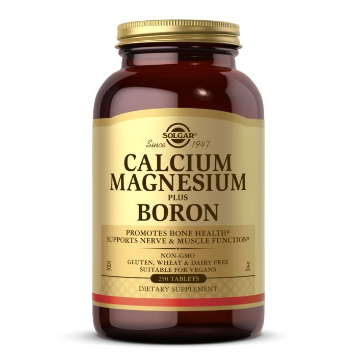 Витамины и минералы Solgar Calcium Magnesium Plus Boron, 250 таблеток,  мл, Solgar. Витамины и минералы. Поддержание здоровья Укрепление иммунитета 