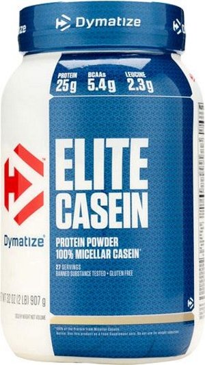 Протеин Dymatize Elite Casein, 908 грамм Ваниль,  ml, Driven Sports. Protein. Mass Gain स्वास्थ्य लाभ Anti-catabolic properties 