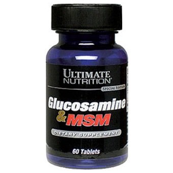 Glucosamine & MSM, 60 pcs, Ultimate Nutrition. Glucosamine. General Health Ligament and Joint strengthening 