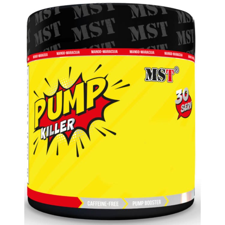 Предтренировочный комплекс MST Pump Killer, 330 грамм Манго-маракуйя,  ml, MST Nutrition. Pre Entreno. Energy & Endurance 