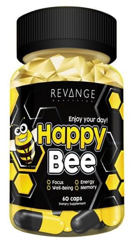 Happy Bee, 60 piezas, Revange. Nootropic. 