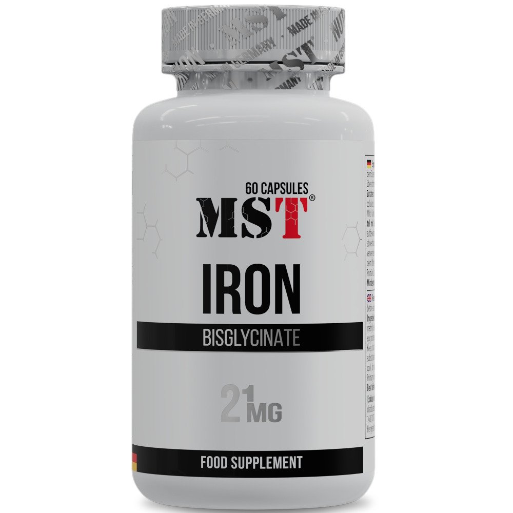 MST Nutrition Витамины и минералы MST Iron Chelate, 60 капсул, ,