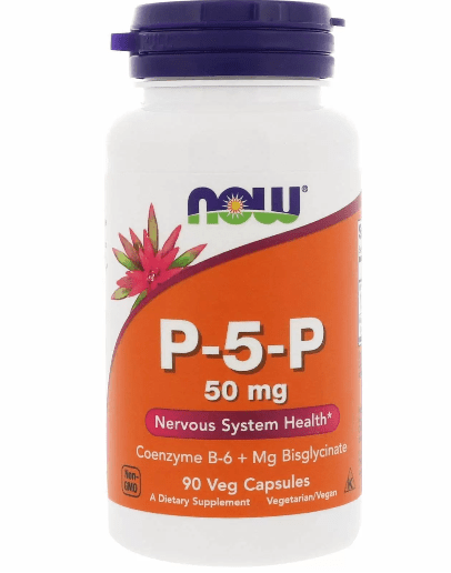 Now Вітамін B-6 NOW Foods P-5-P 50 mg 90 VCaps, , 90 шт.