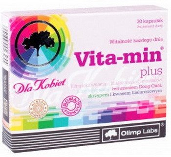 Вітамінний комплекс Olimp Labs Vita-min plus For Women 30 caps,  мл, Olimp Labs. Витамины и минералы. Поддержание здоровья Укрепление иммунитета 