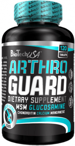 Arthro Guard, 120 шт, BioTech. Глюкозамин Хондроитин. Поддержание здоровья Укрепление суставов и связок 