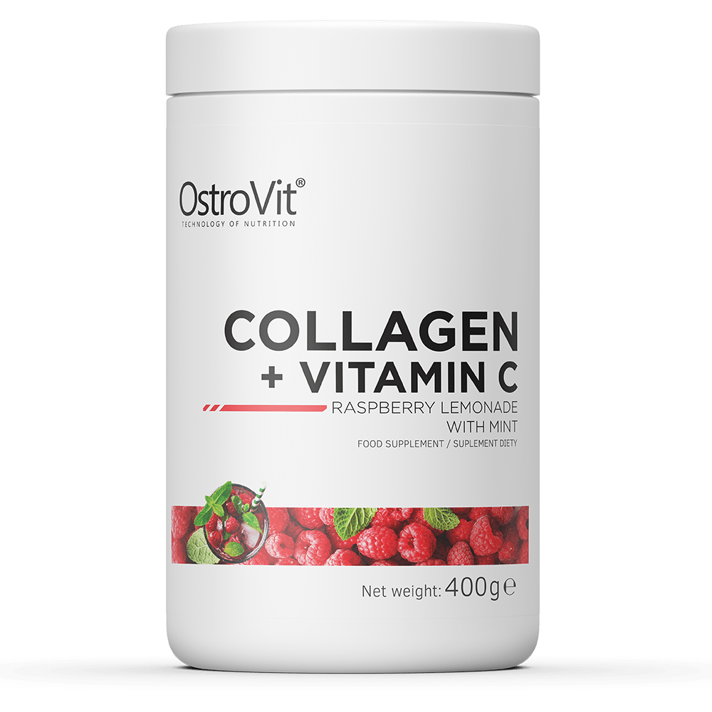 OstroVit OstroVit Collagen + Vitamin C 400 г Raspberry, , 400 г
