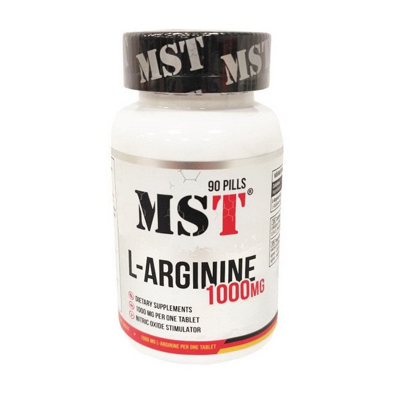 MST Nutrition Л-Аргинин МСТ MST L-Arginine 1000 (90 капсул) мст, , 