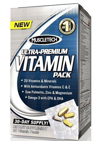 Ultra-Premium Vitamin Pack, 30 piezas, MuscleTech. Complejos vitaminas y minerales. General Health Immunity enhancement 