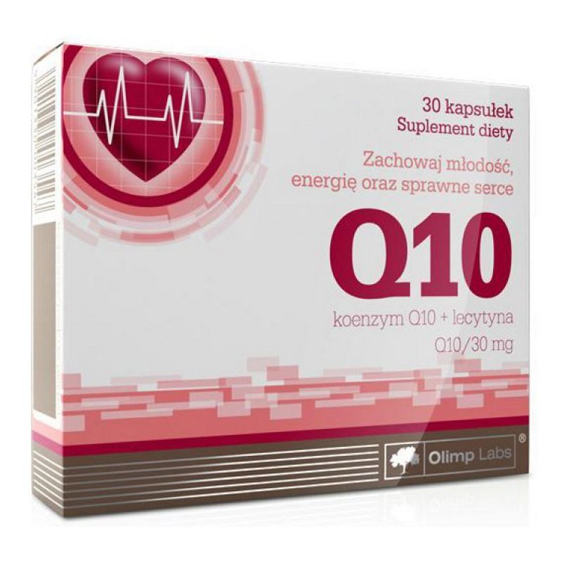 Витамины и минералы Olimp Q10, 30 капсул,  мл, Olimp Labs. Коэнзим-Q10. Поддержание здоровья Антиоксидантные свойства Профилактика ССЗ Толерантность к физ. нагрузкам 