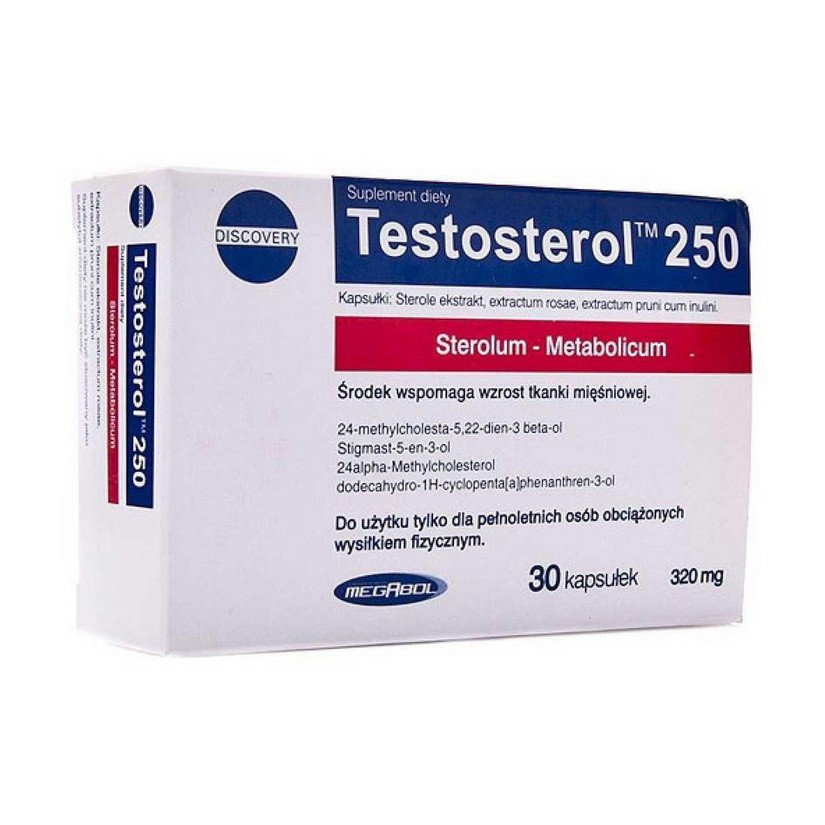 Бустер тестостерона Megabol Testosterol 250 (30 капс) мегабол тестостерол,  ml, Megabol. Testosterone Booster. General Health Libido enhancing Anabolic properties Testosterone enhancement 