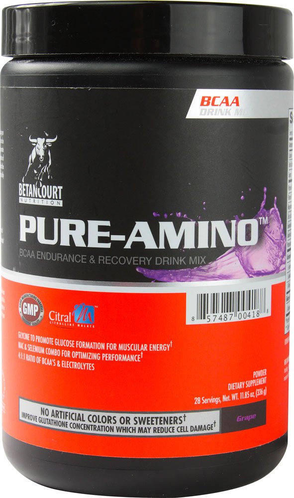 Pure-Amino, 336 g, Betancourt. BCAA. Weight Loss recovery Anti-catabolic properties Lean muscle mass 