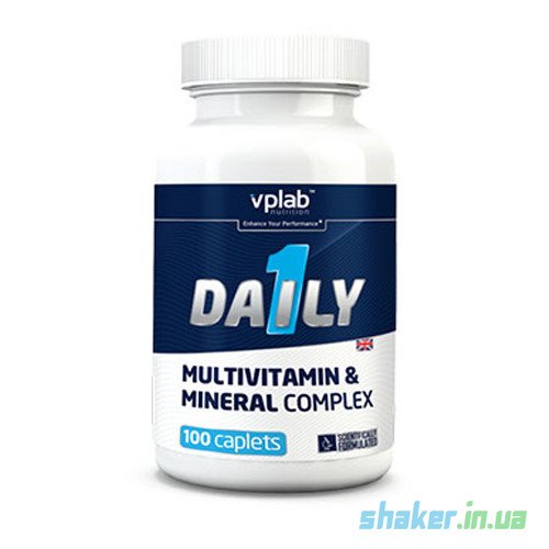 Комплекс витаминов VP Lab Daily 1 (100 капс) вп лаб,  мл, VPLab. Витаминно-минеральный комплекс. Поддержание здоровья Укрепление иммунитета 