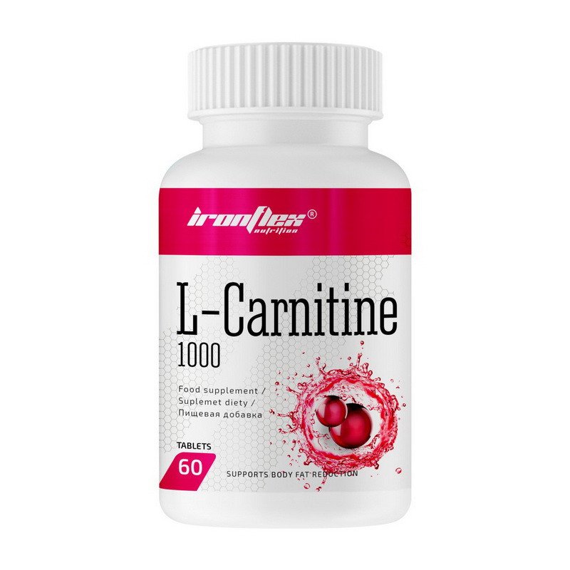 IronFlex Л-карнитин Iron Flex L-Carnitine 1000 60 таблеток, , 