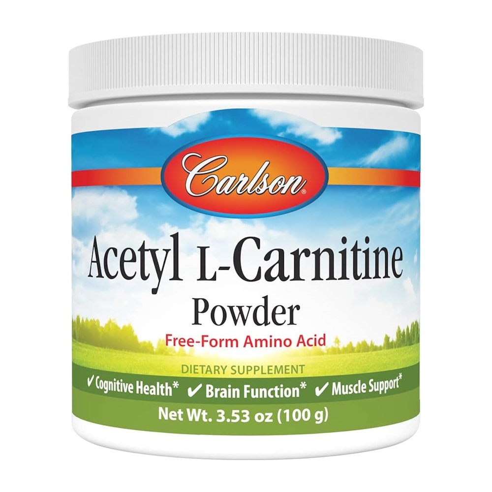 Carlson Labs Жиросжигатель Carlson Labs Acetyl L-Carnitine, 100 грамм, , 100 
