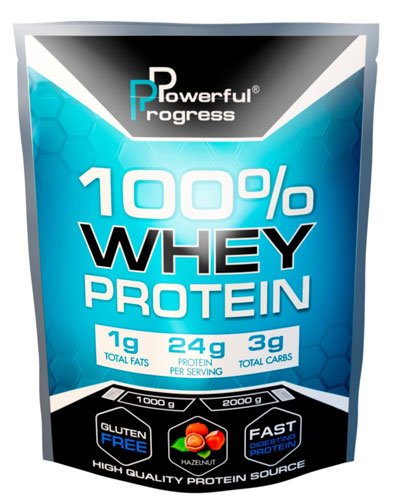 Powerful Progress 100% Whey Protein 2 кг Ваниль,  мл, Powerful Progress. Сывороточный протеин. Восстановление Антикатаболические свойства Сухая мышечная масса 