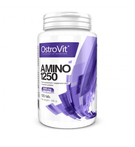 Amino 1250, 120 piezas, OstroVit. Complejo de aminoácidos. 