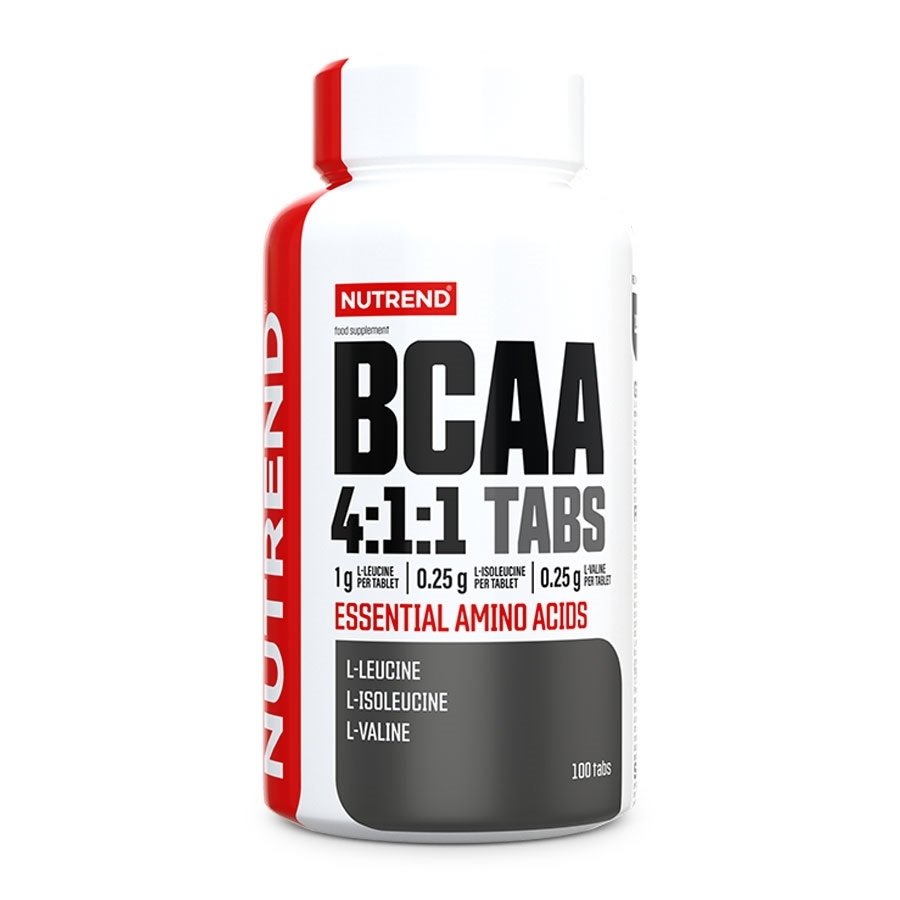 BCAA Nutrend BCAA 4:1:1, 100 таблеток,  ml, Nutrend. BCAA. Weight Loss recovery Anti-catabolic properties Lean muscle mass 
