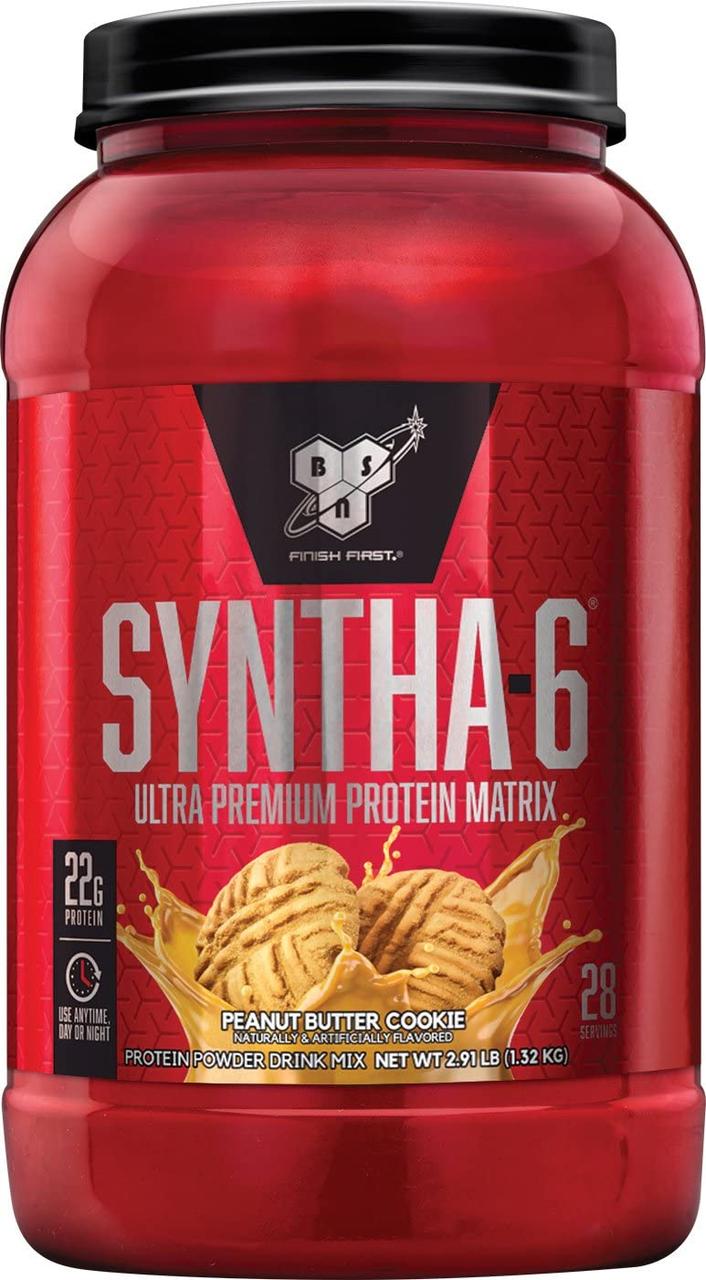 Комплексный протеин BSN Syntha-6 (1,32 кг) синта 6 бсн арахис-печенье,  ml, BSN. Protein Blend. 