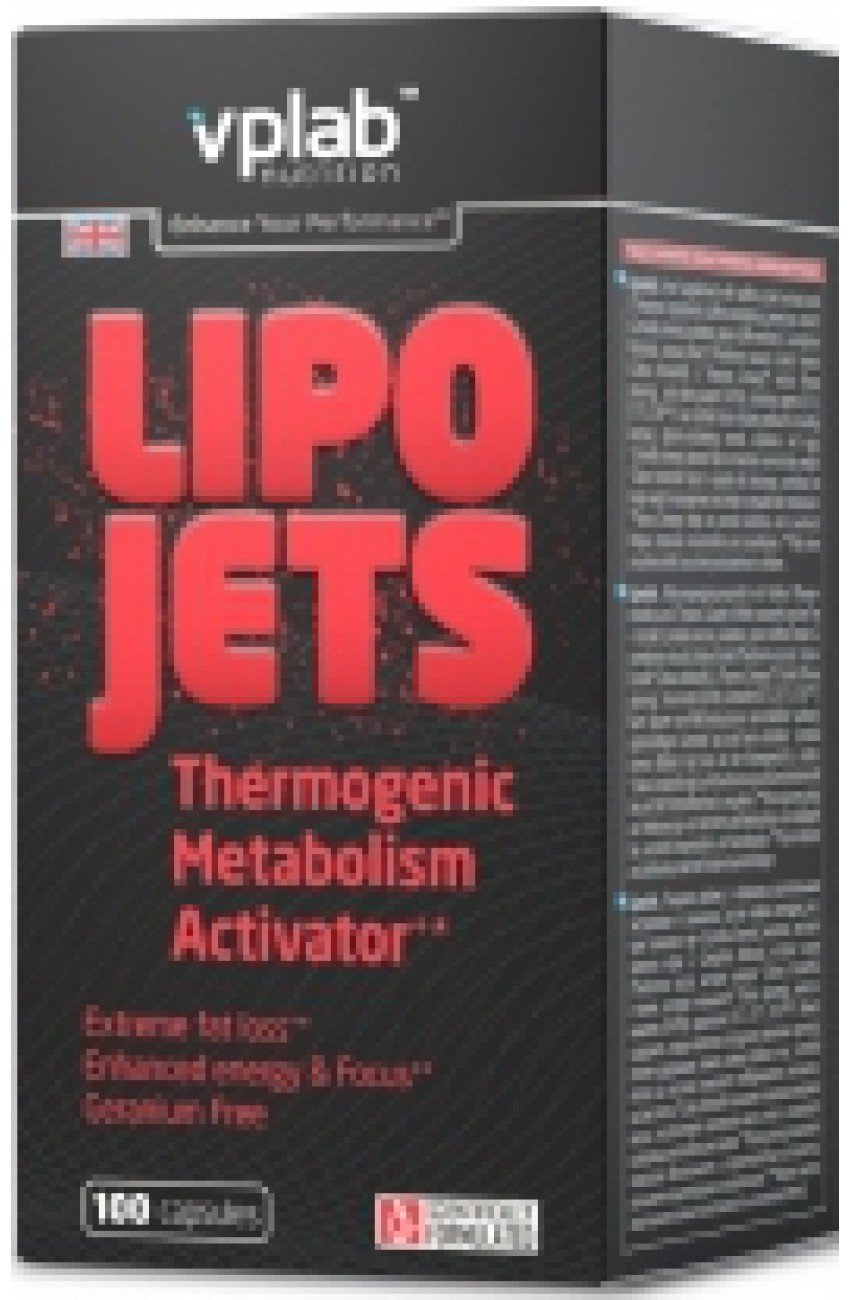 Lipo Jets, 100 piezas, VP Lab. Quemador de grasa. Weight Loss Fat burning 