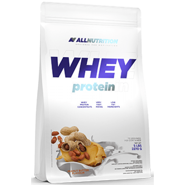AllNutrition Сывороточный протеин концентрат AllNutrition Whey Protein 2200 г алл нутришн Vanilla Banan, , 