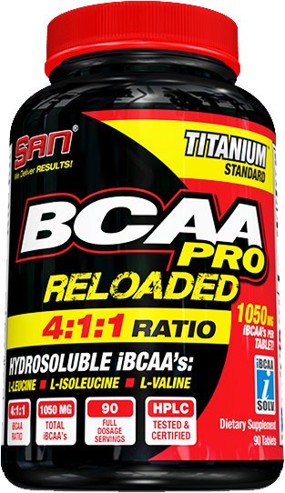 BCAA Pro Reloaded, 90 шт, San. BCAA. Снижение веса Восстановление Антикатаболические свойства Сухая мышечная масса 