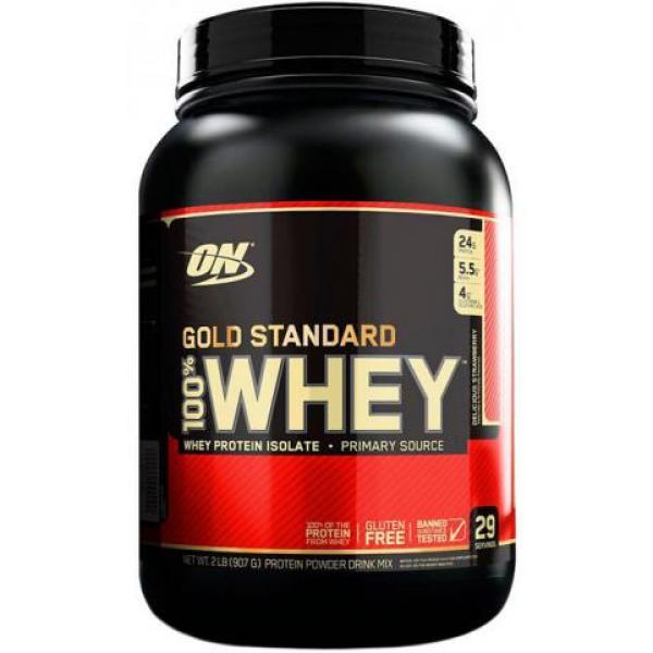 Optimum Nutrition Сывороточный протеин изолят Optimum Nutrition Gold Standard 100% Whey (908 г) оптимум нутришн Vanilla Ice, ,
