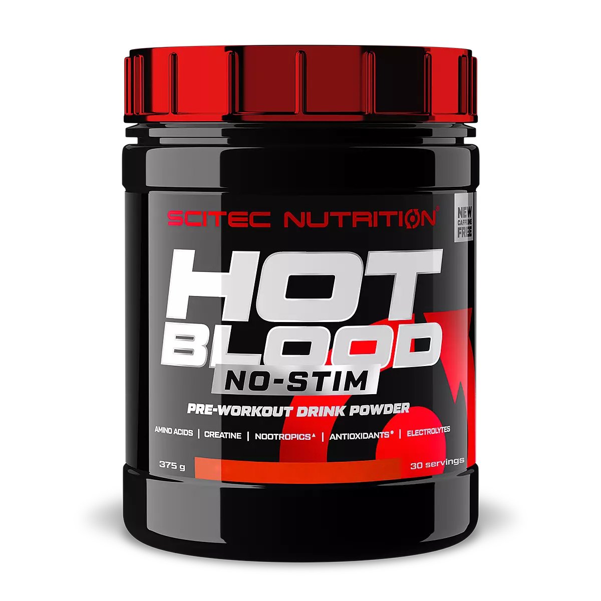 Предтренировочный комплекс Scitec Hot Blood No-Stim, 375 грамм Арбуз,  ml, Scitec Nutrition. Pre Workout. Energy & Endurance 