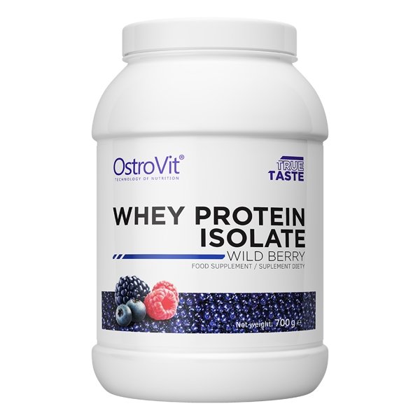 Протеин OstroVit Whey Protein Isolate, 700 грамм Лесные ягоды,  ml, OstroVit. Protein. Mass Gain recovery Anti-catabolic properties 