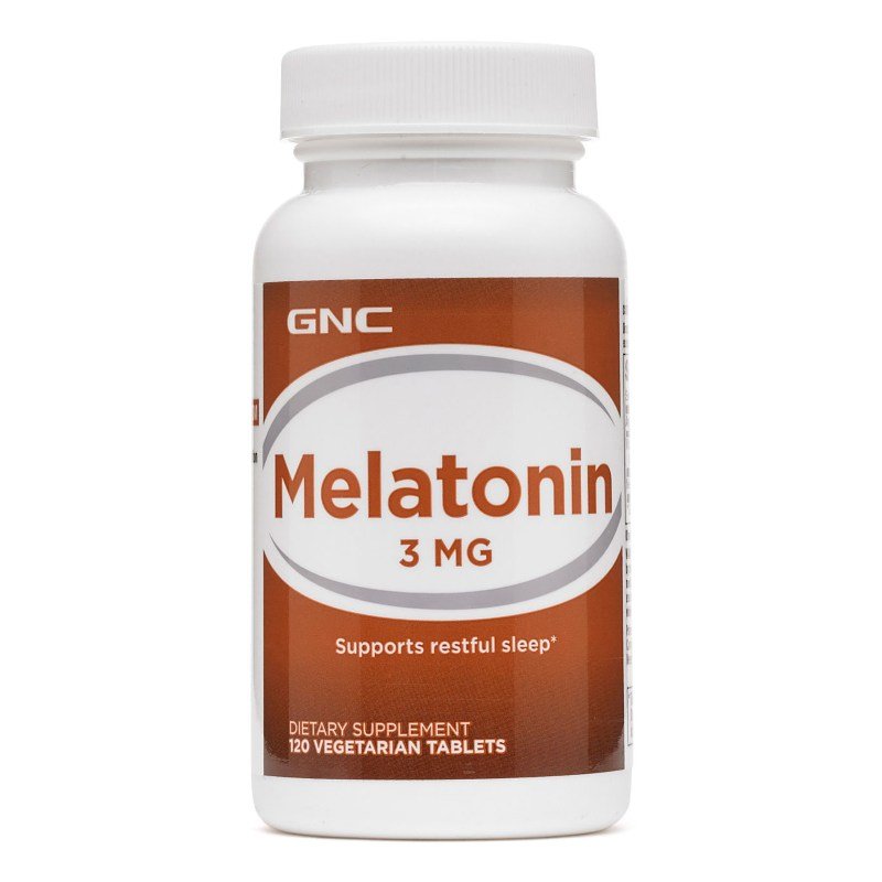 Восстановитель GNC Melatonin 3, 120 таблеток,  мл, GNC. Послетренировочный комплекс. Восстановление 