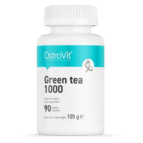 Натуральная добавка OstroVit Green Tea, 90 таблеток СРОК 10.22,  мл, OstroVit. Hатуральные продукты. Поддержание здоровья 
