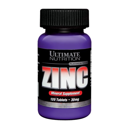 Витамины и минералы Ultimate Nutrition Zinc, 120 таблеток,  ml, Ultimate Nutrition. Vitamins and minerals. General Health Immunity enhancement 