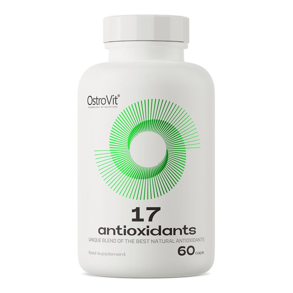 OstroVit Натуральная добавка OstroVit 17 Antioxidants, 60 капсул, , 