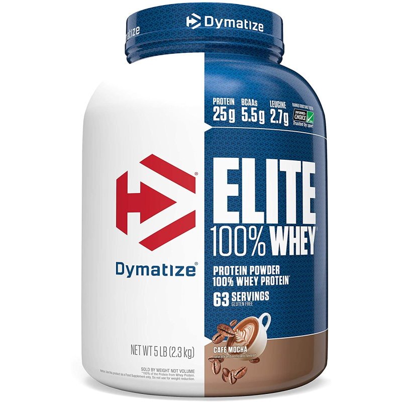 Dymatize Nutrition Протеин Dymatize Elite 100% Whey Protein, 2.3 кг Кофе мокка, , 2300  грамм