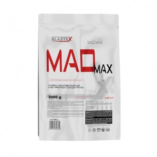 Mad Max Xline, 3000 g, Blastex. Gainer. Mass Gain Energy & Endurance recovery 