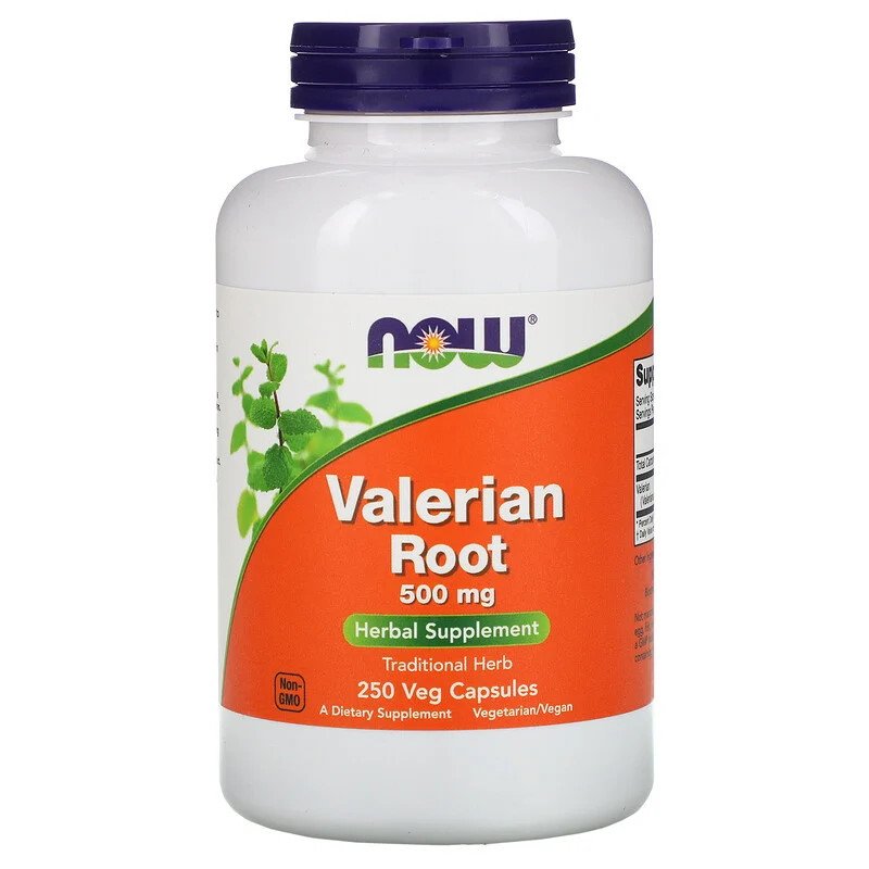 Натуральная добавка NOW Valerian Root 500 mg, 250 вегакапсул,  мл, Now. Hатуральные продукты. Поддержание здоровья 