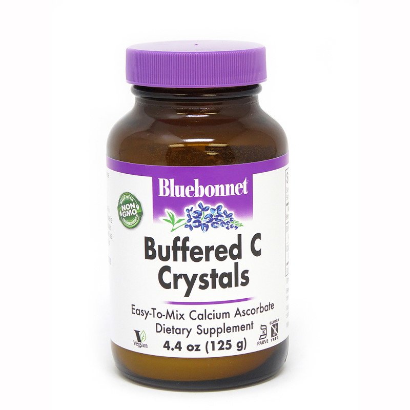 Bluebonnet Nutrition Витамины и минералы Bluebonnet Buffered Vitamin C Crystals, 125 грамм, , 125 