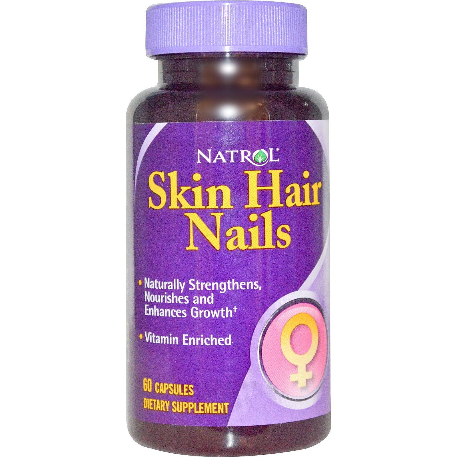 Skin Hair Nails, 60 pcs, Natrol. Vitamin Mineral Complex. General Health Immunity enhancement 