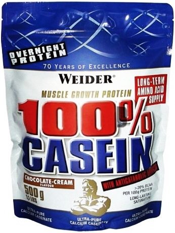 100% Casein, 500 г, Weider. Казеин. Снижение веса 