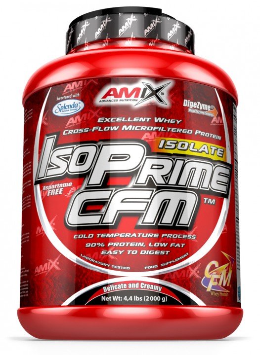 Isolate IsoPrime CFM, 2000 g, AMIX. Whey Isolate. Lean muscle mass Weight Loss recovery Anti-catabolic properties 