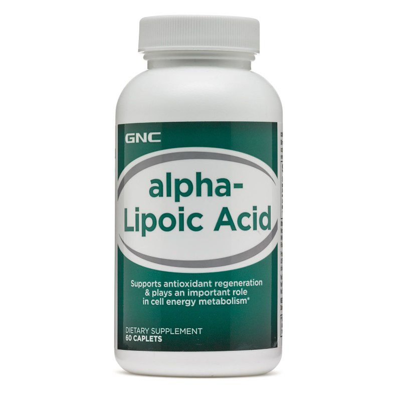 Витамины и минералы GNC Alpha-Lipoic Acid 100, 60 каплет,  ml, GNC. Vitamins and minerals. General Health Immunity enhancement 