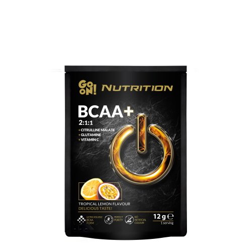 BCAA GoOn BCAA, 12 грамм Тропический лимон,  ml, Go On Nutrition. BCAA. Weight Loss recovery Anti-catabolic properties Lean muscle mass 