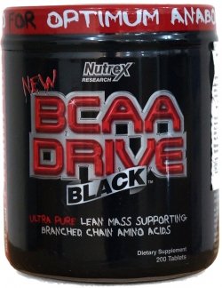 BCAA Drive, 200 pcs, Nutrex Research. BCAA. Weight Loss recovery Anti-catabolic properties Lean muscle mass 
