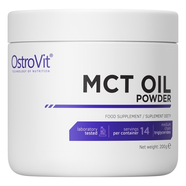 OstroVit Предтренировочный комплекс OstroVit MCT Oil Powder, 200 грамм, , 200 