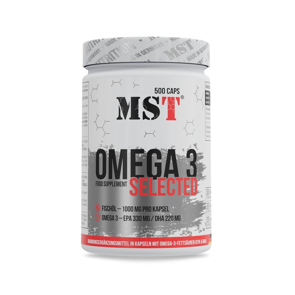 MST Nutrition Жирные кислоты MST Omega 3 Selected 55%, 500 капсул, , 