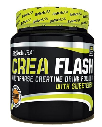 Crea Flash, 320 g, BioTech. Diferentes formas de creatina. 